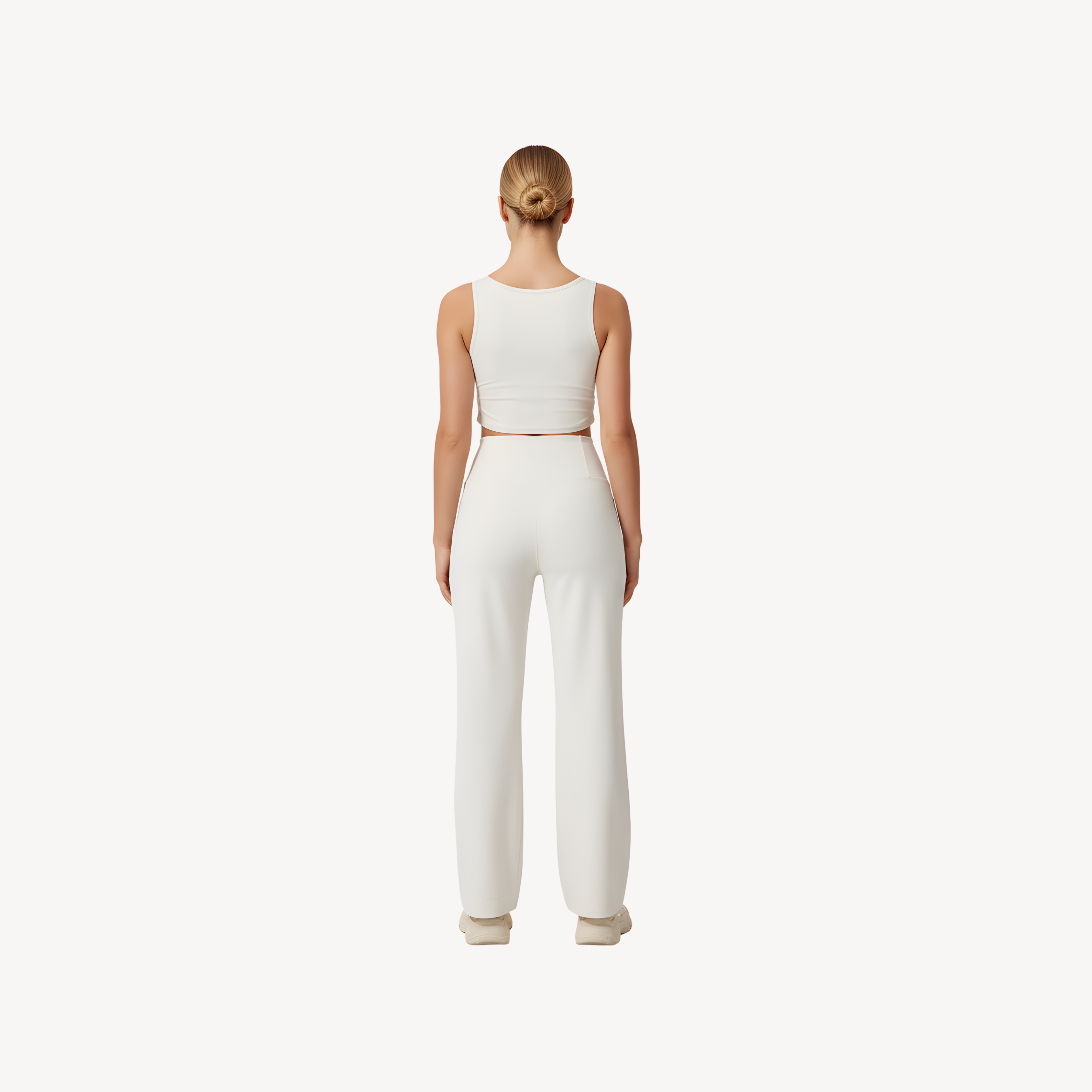 Straight Flow High-Rise Trousers