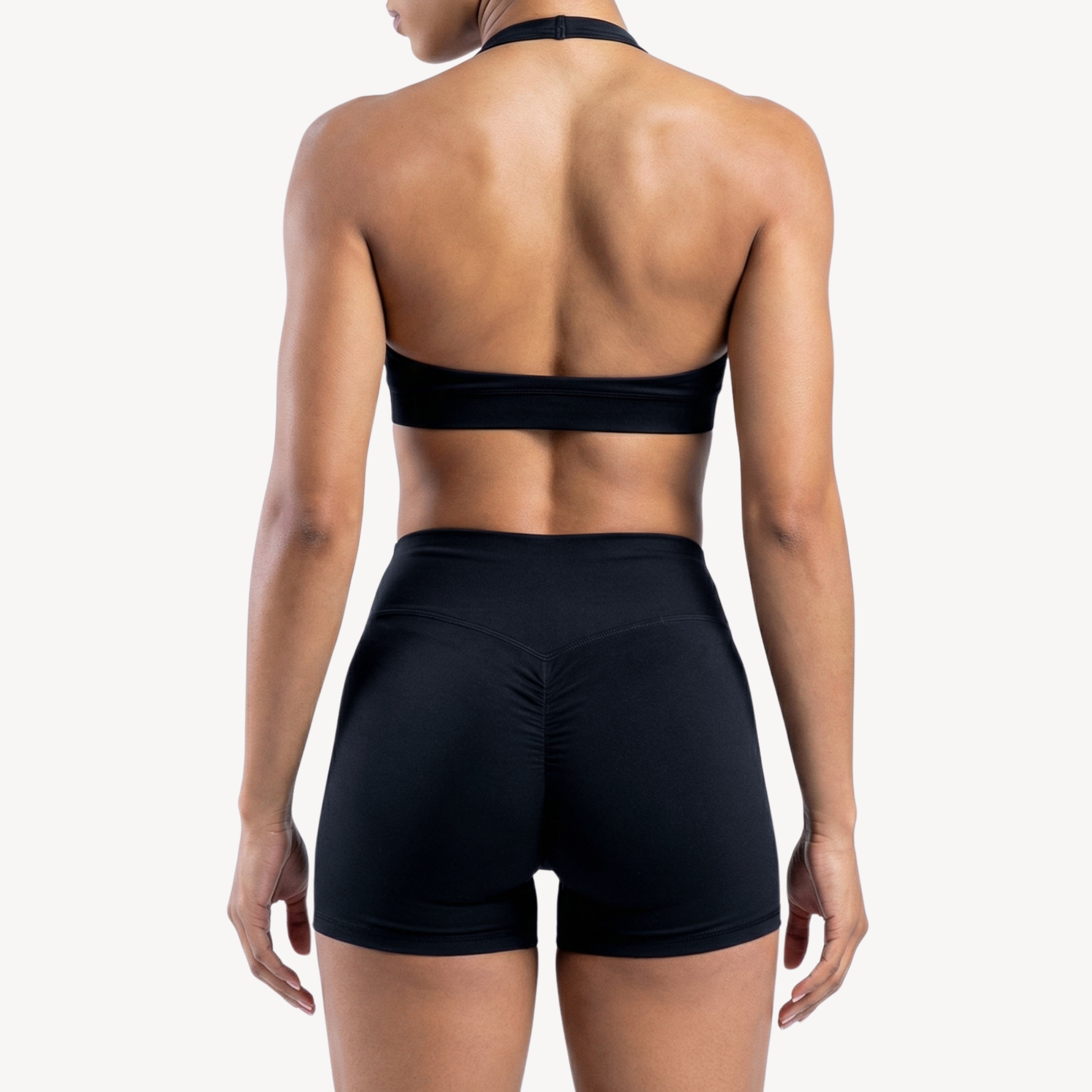 Move 01 Halter Bra - Black