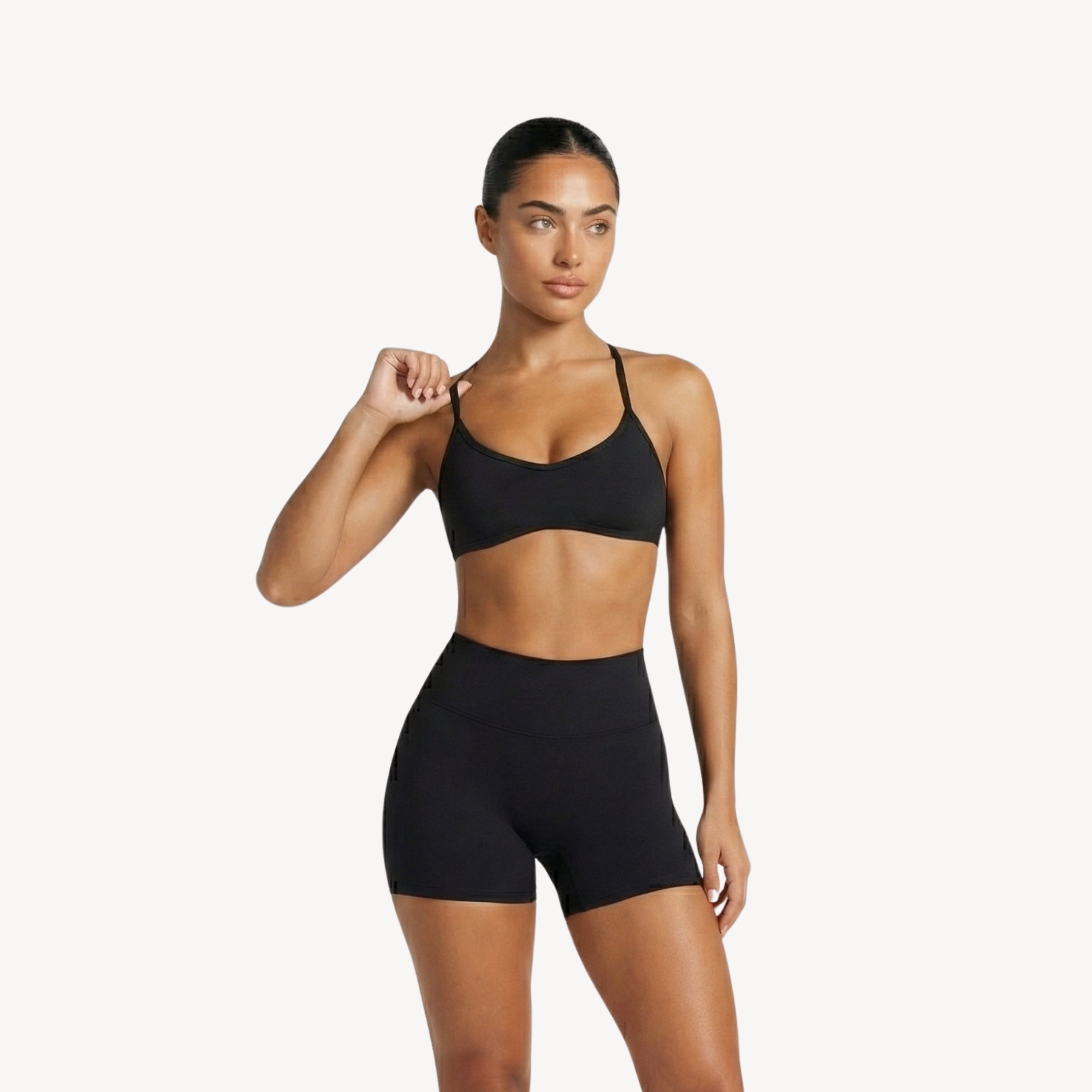 Contour 01 Essential Strap Bra - Black