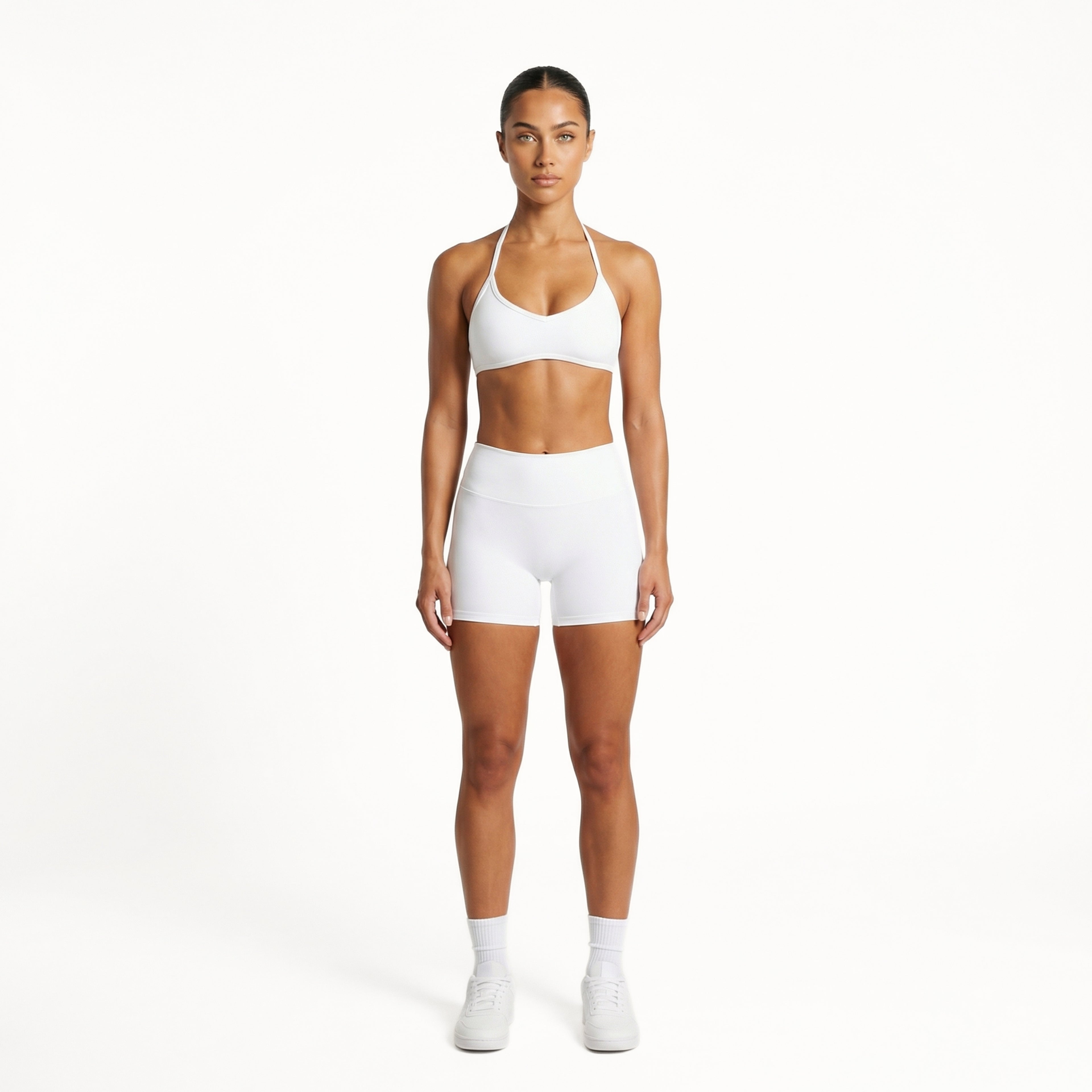 Contour 01 Essential Strap Bra - White