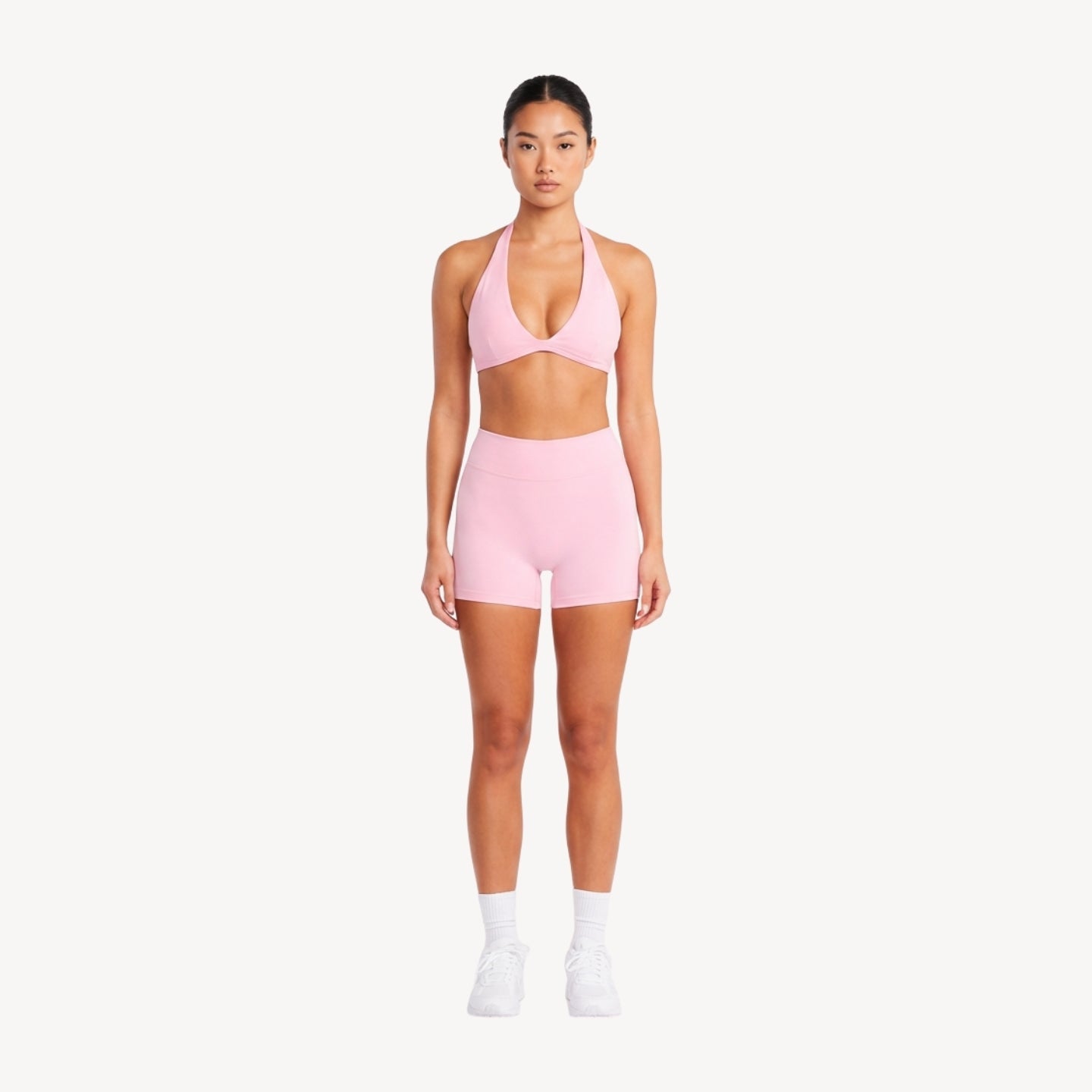 Sculpt 01 Crop Shorts - Pink