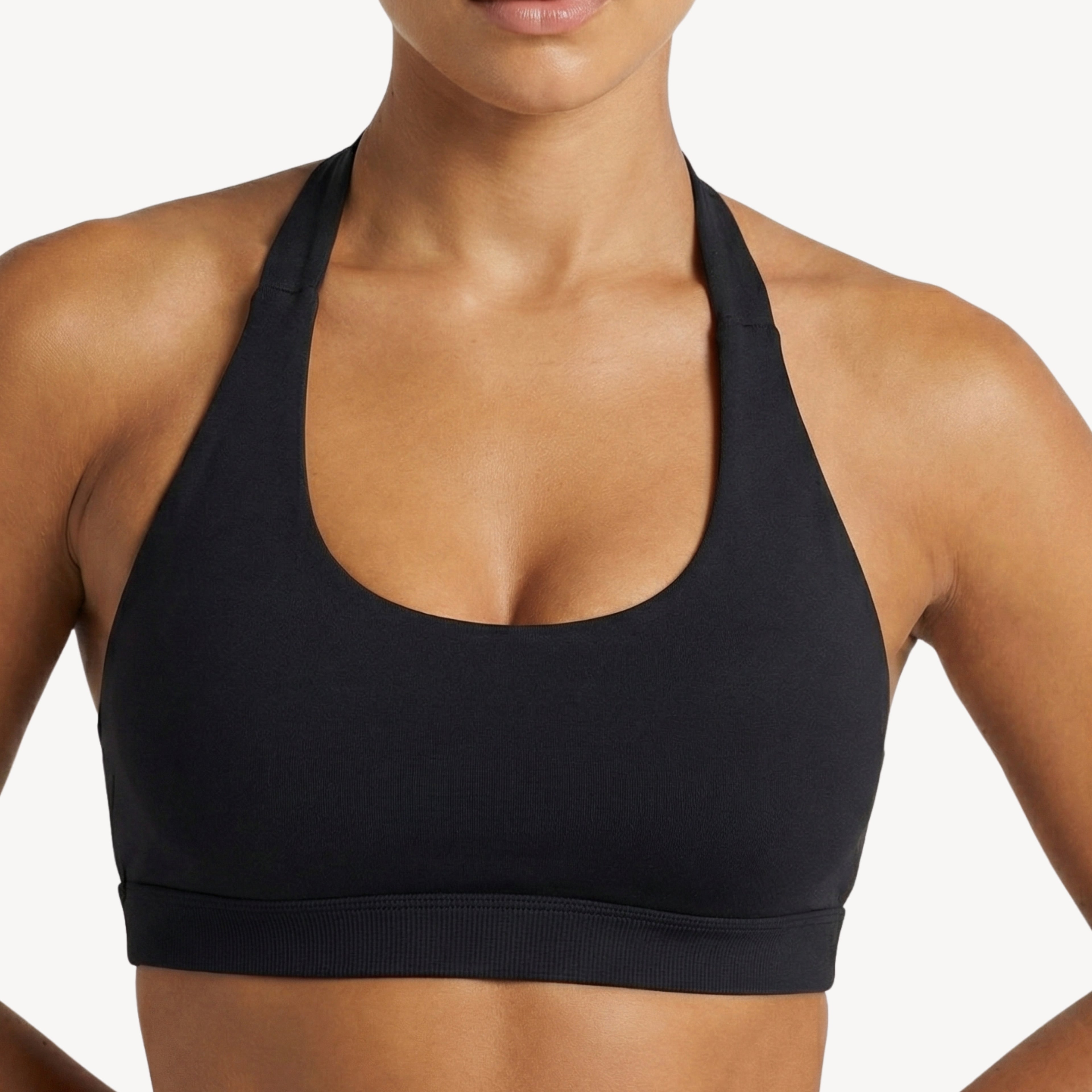 Move 01 Halter Bra - Black