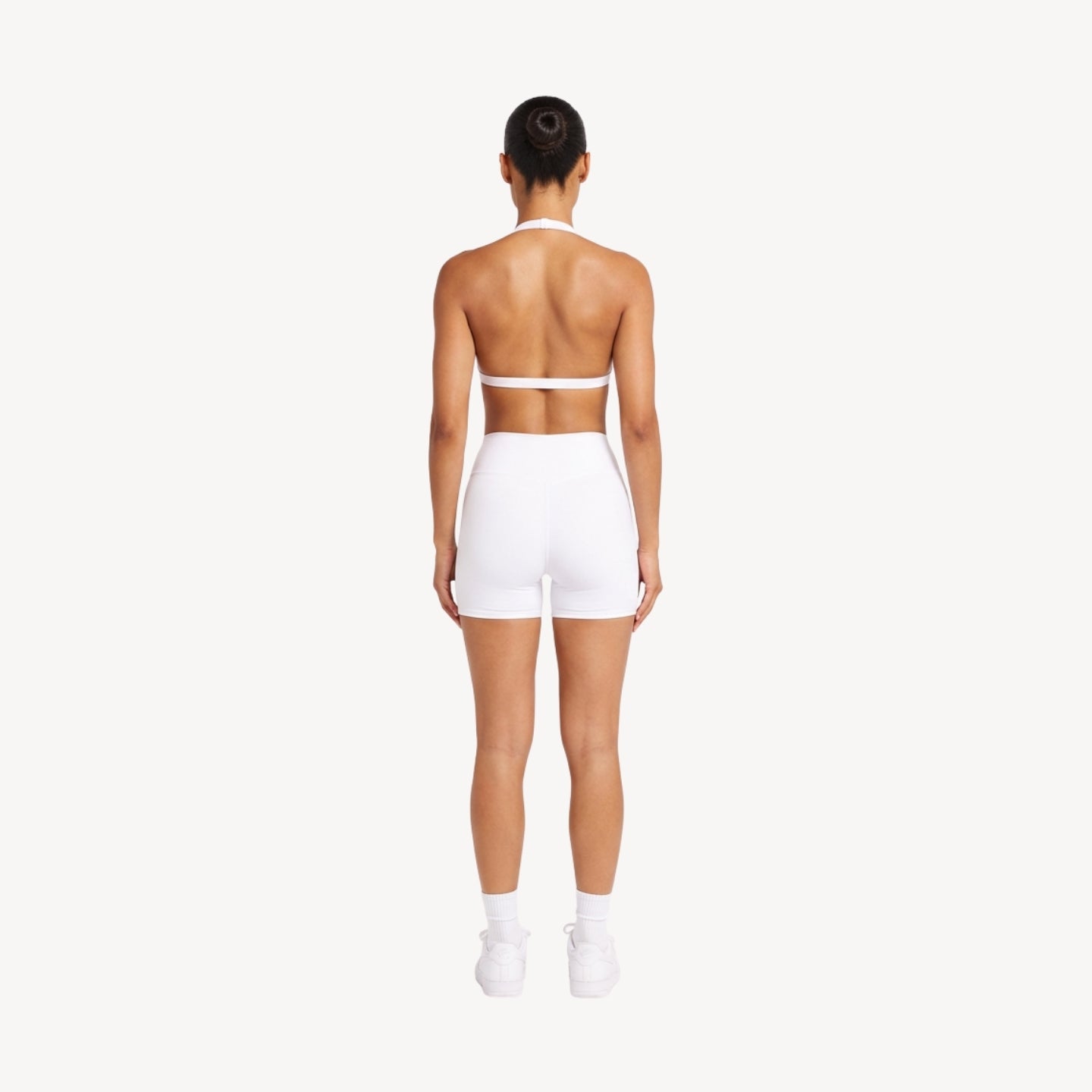 Sculpt 01 Crop Shorts - White