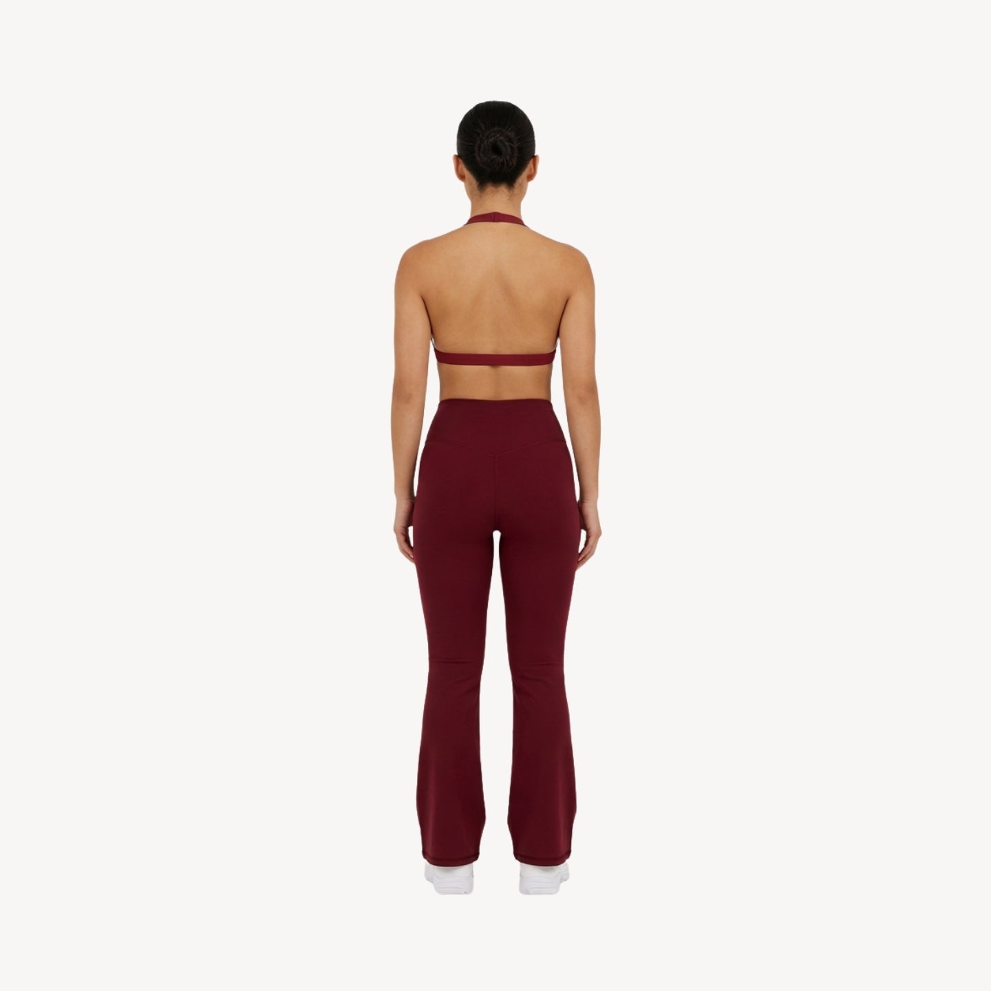 Sculpt 01 Flared Leggings - Maroon