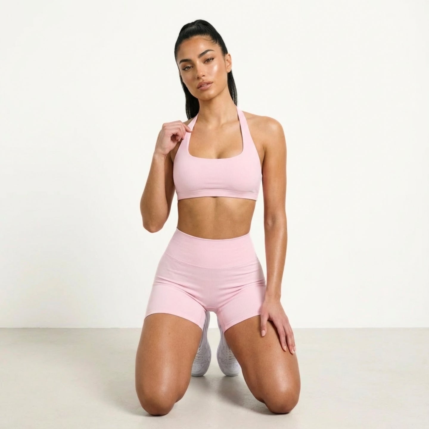 Core 01 Crop Shorts - Pink