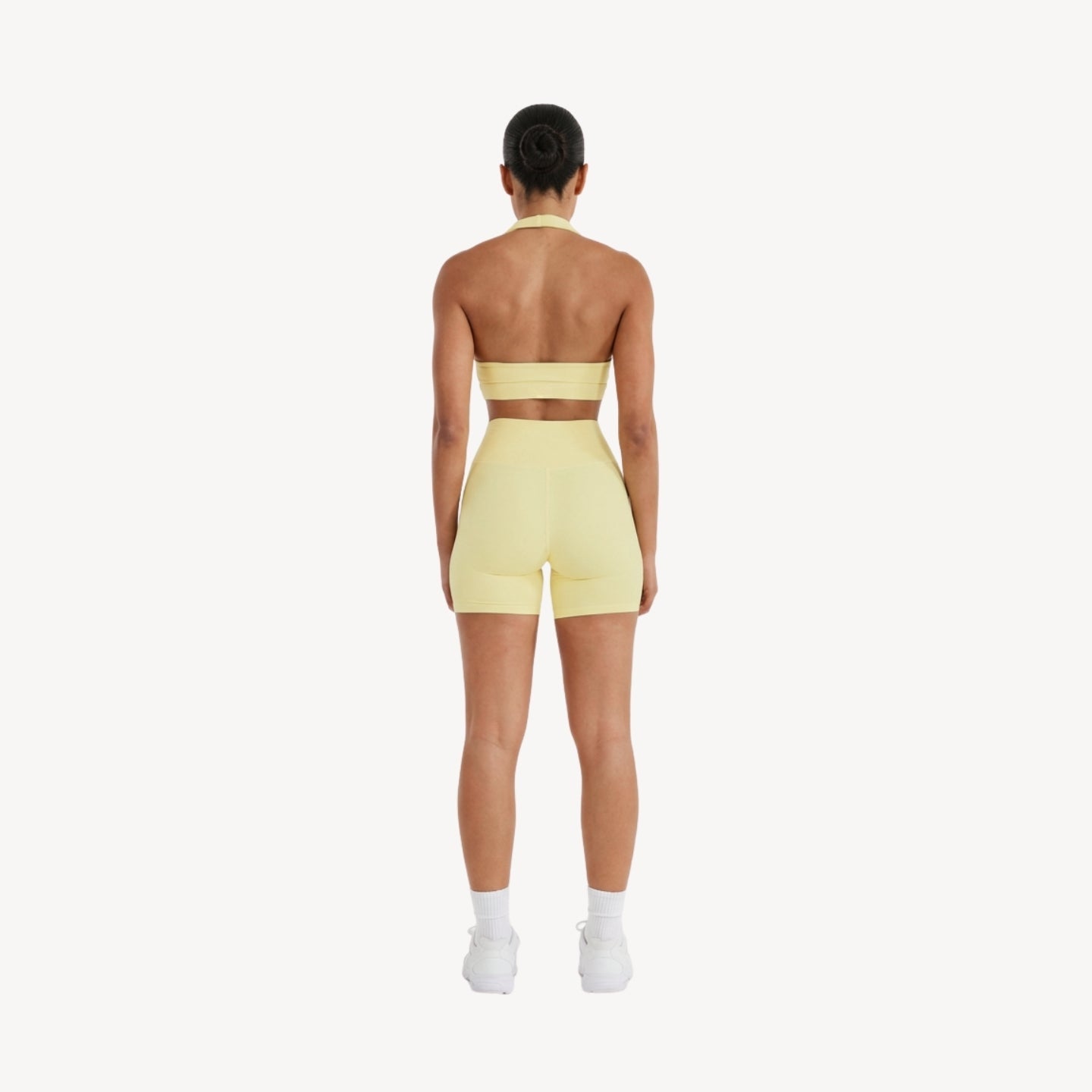 Core 01 Crop Shorts - Pastel Yellow