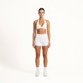 Sculpt 01 Halter Bra - White