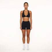 Sculpt 01 Halter Bra - Black