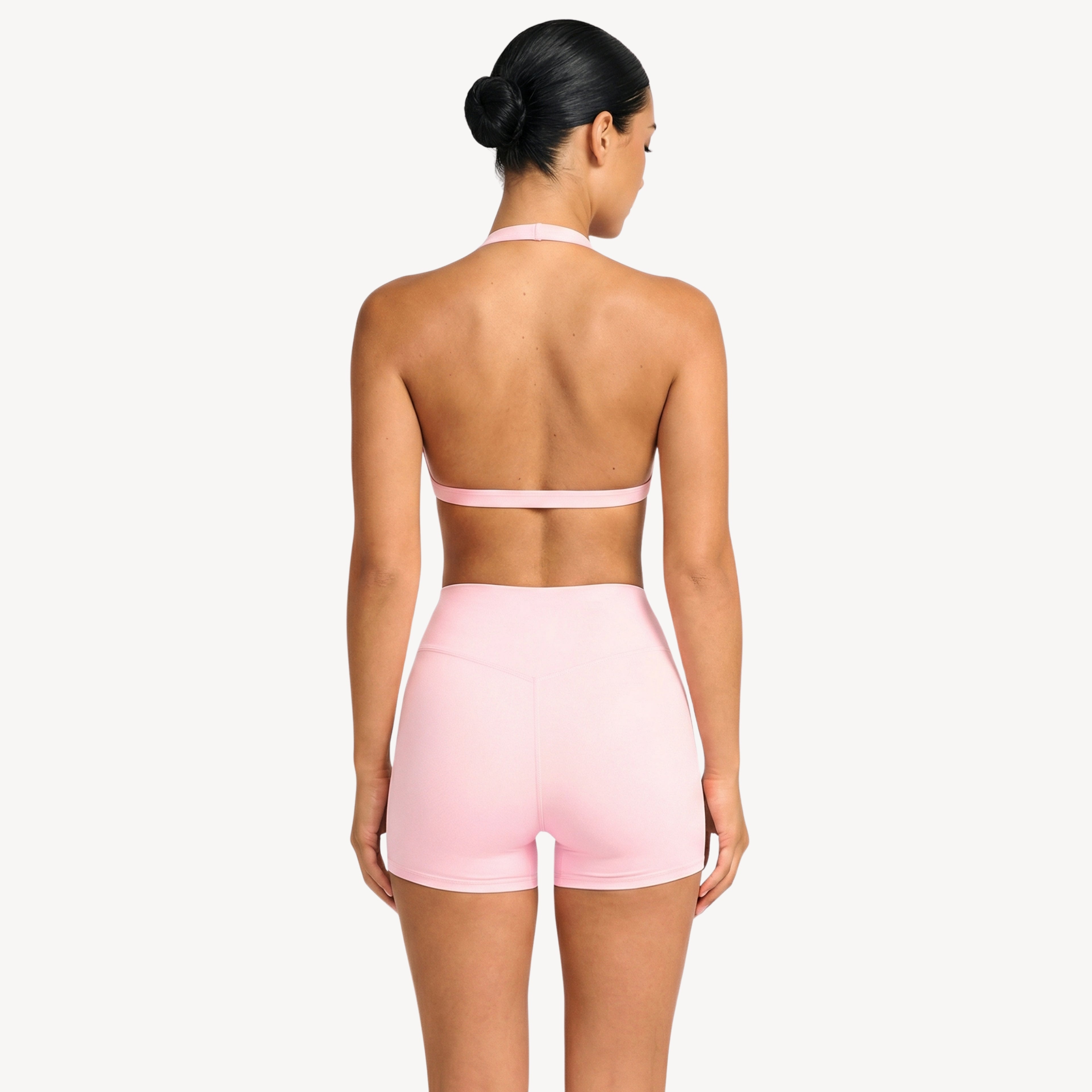 Sculpt 01 Crop Shorts - Pink