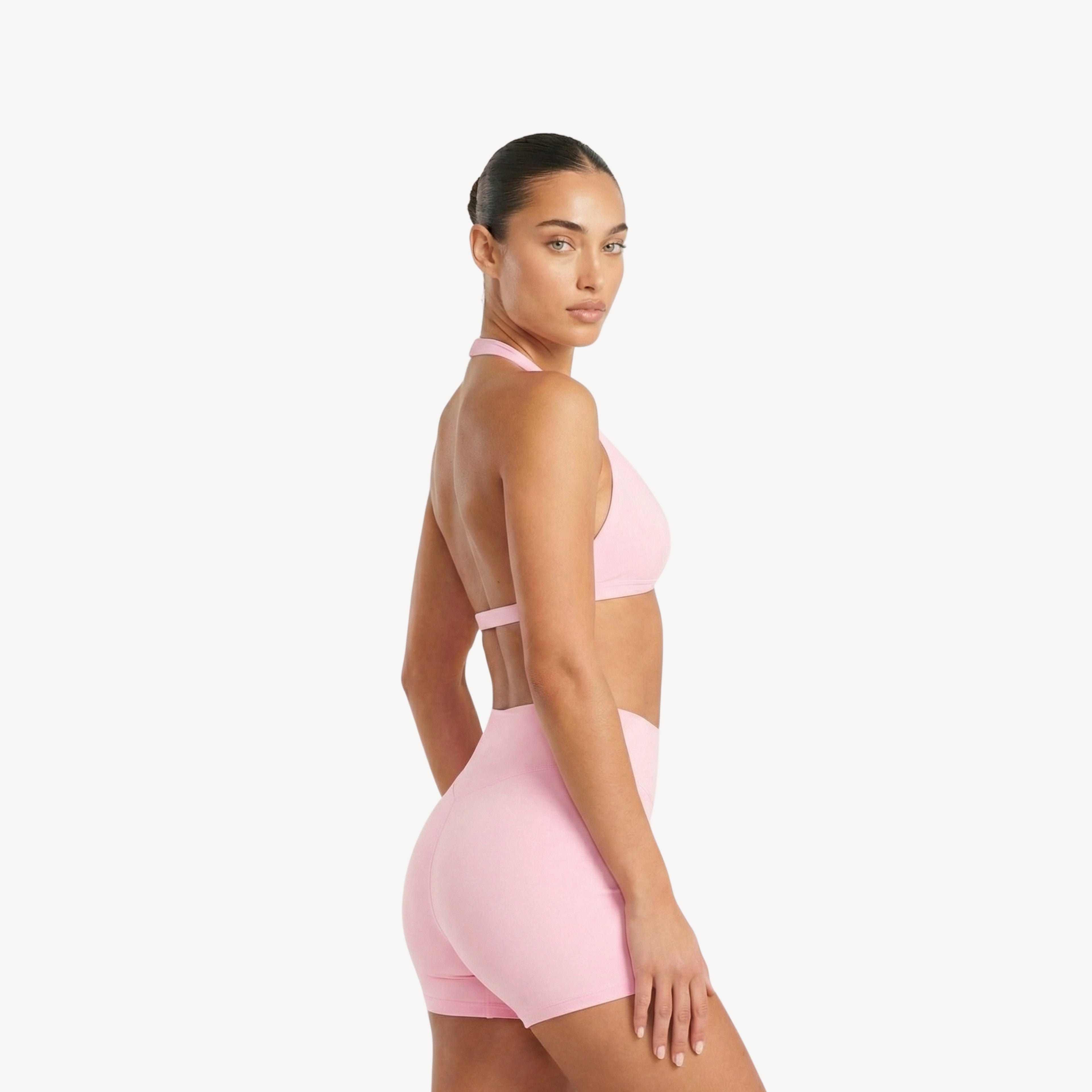 Sculpt 01 Halter Bra - Pink