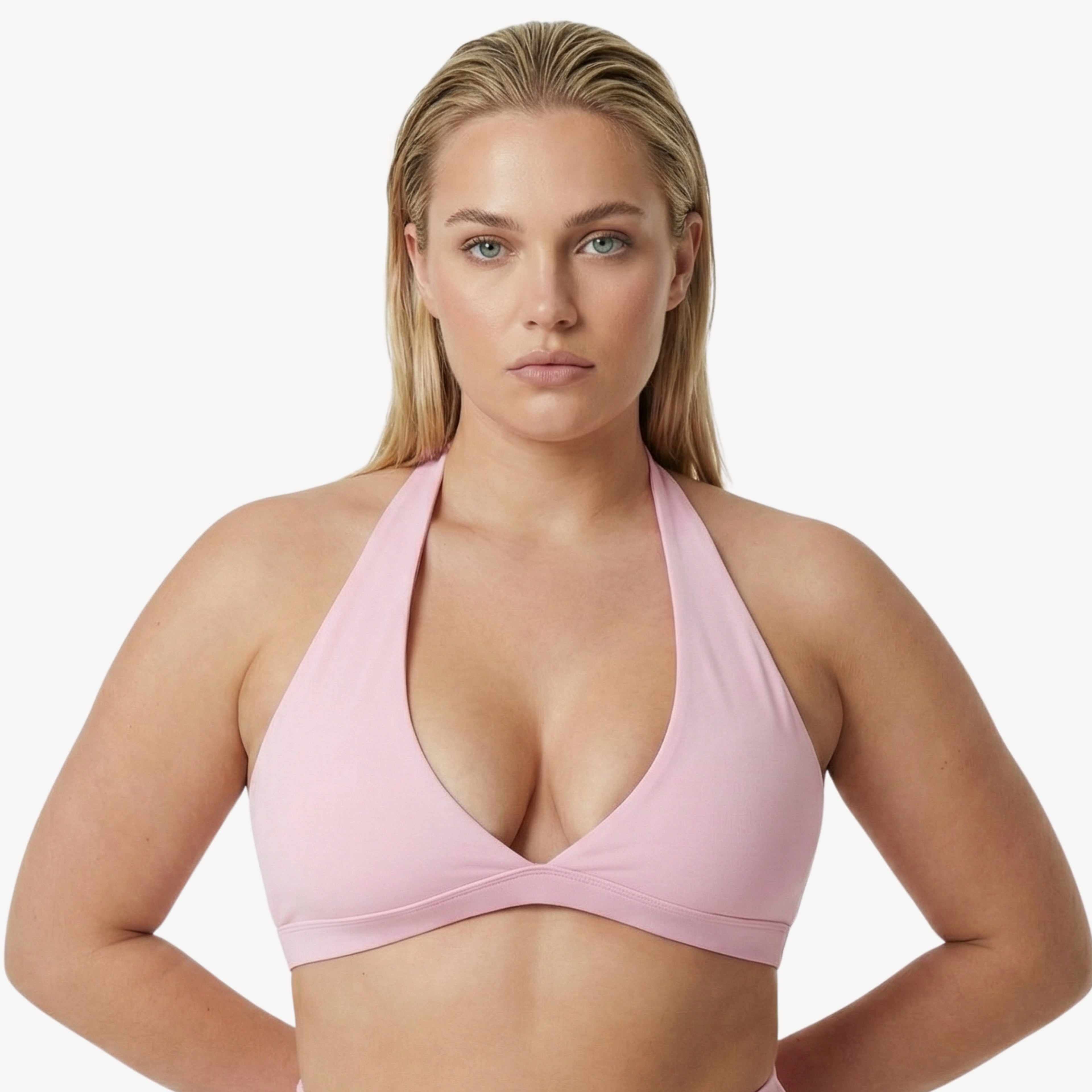Sculpt 01 Halter Bra - Pink