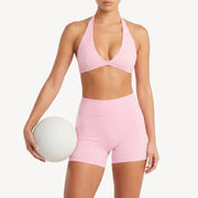 Sculpt 01 Crop Shorts - Pink