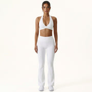 Sculpt 01 Flared Leggings - White