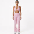 Sculpt 01 Flared Leggings - Pink