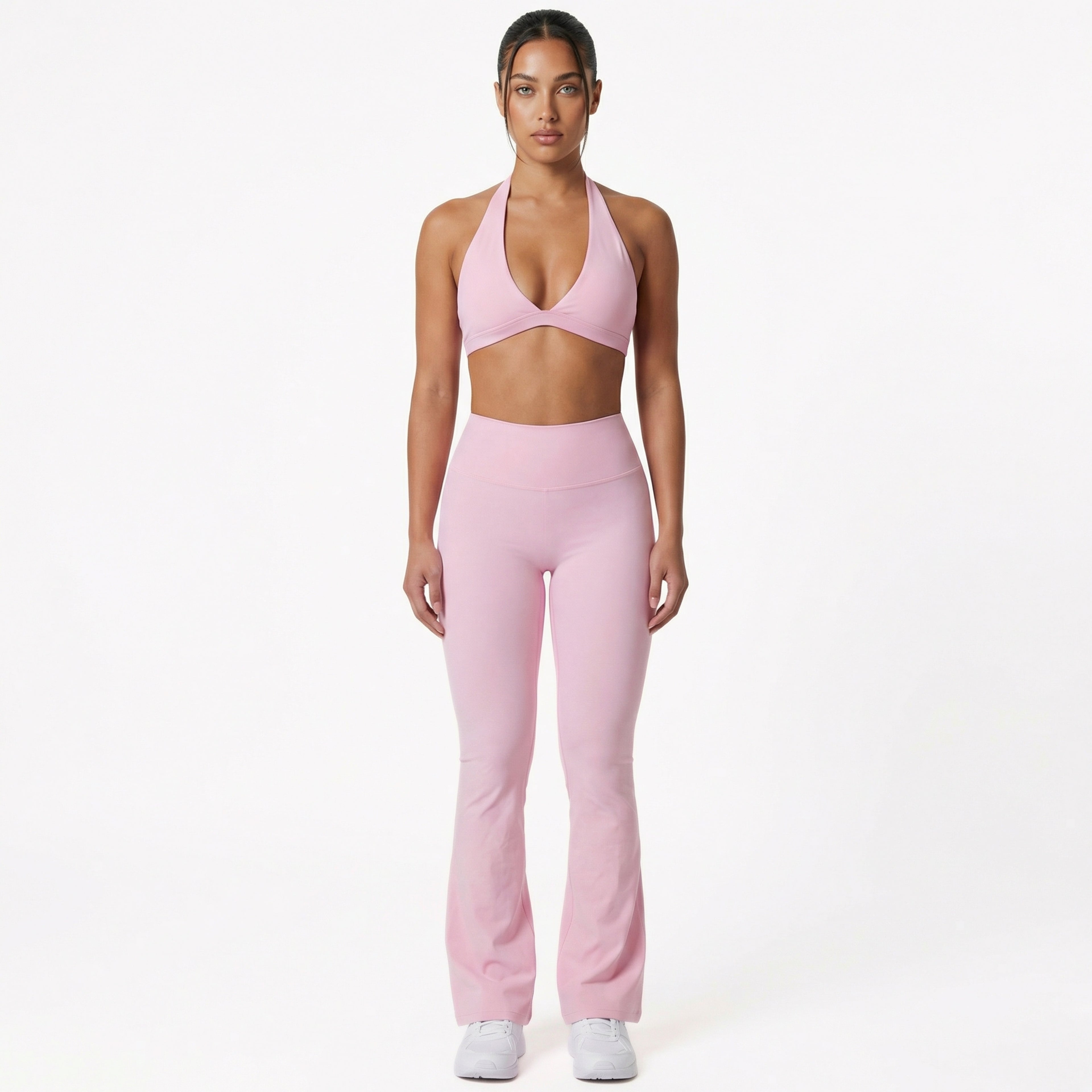 Sculpt 01 Flared Leggings - Pink