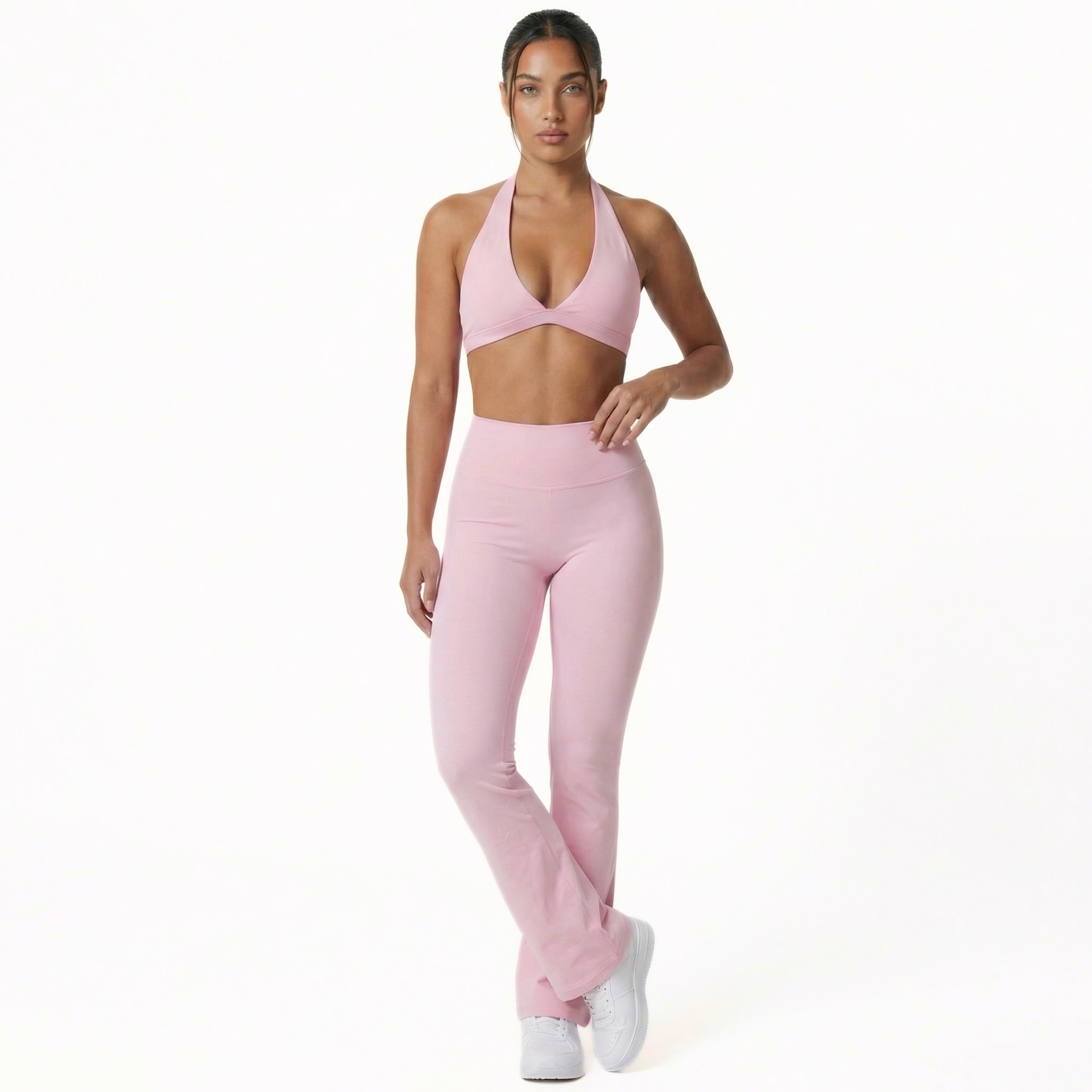 Sculpt 01 Flared Leggings - Pink