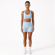 Move 01 Halter Bra - Light Blue